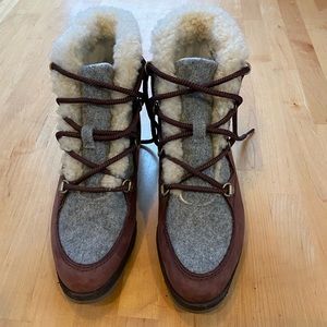 Sorel | Sneakchic Alpine Booties | Maroon | Size 7.5 | NWOT